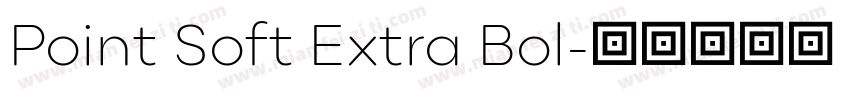 Point Soft Extra Bol字体转换
